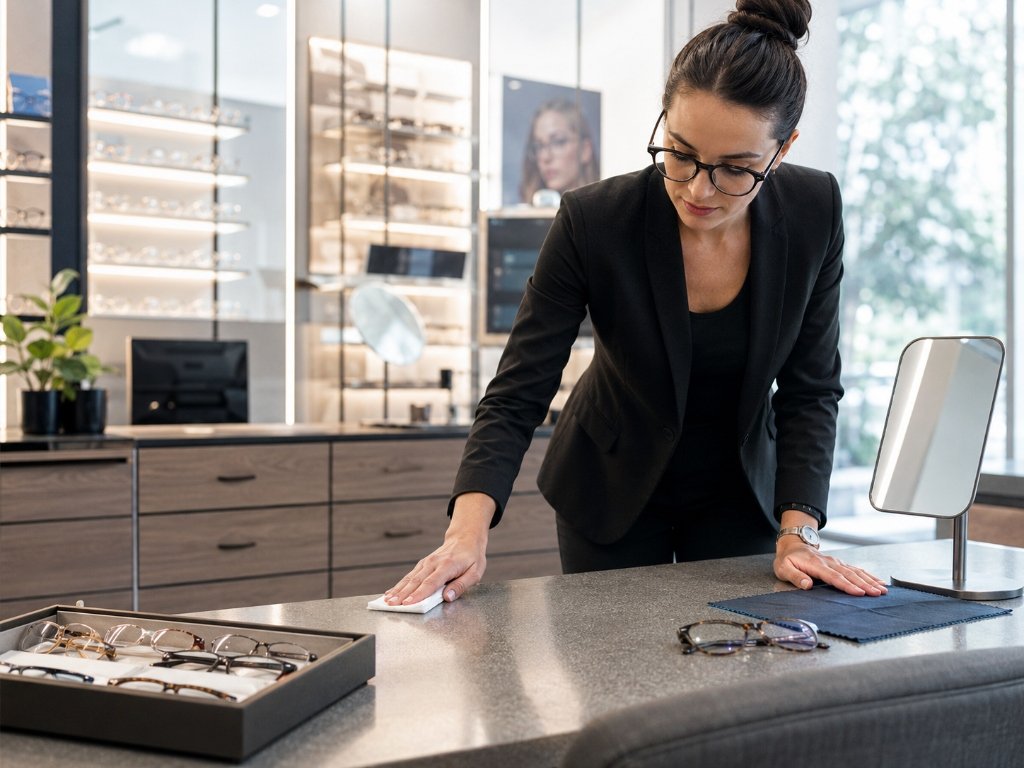 Opticians surface reset use case